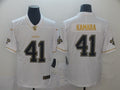 Men's New Orleans Saints Alvin Kamara #41 White Player Game Jerseys
