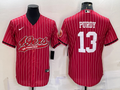 Men's San Francisco 49ers Brock Purdy #13 Red Player Jerseys Joint Edition