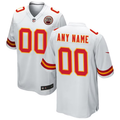 Custom1 Kansas City Chiefs White Game Jerseys