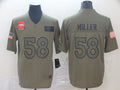 Men's Denver Broncos Von Miller #58 Brown Game Jerseys