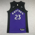 Men's Toronto Raptors Fred VanVleet Black/Purple 2020/21 Swingman Player Jerseys