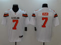 Men's Cleveland Browns DeShone Kizer #7 White Game Jerseys