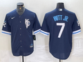 Men's Kansas City Royals Bobby Witt Jr. #7 Navy Replica Baseball Jerseys