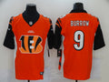 Men's Cincinnati Bengals Joe Burrow #9 Orange Game Player Jerseys