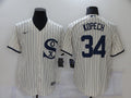Men's Chicago White Sox Michael Kopech #34 Beige Replica Baseball Jerseys