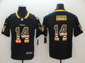 Men's Minnesota Vikings Stefon Diggs #14 Black Game Player Jerseys
