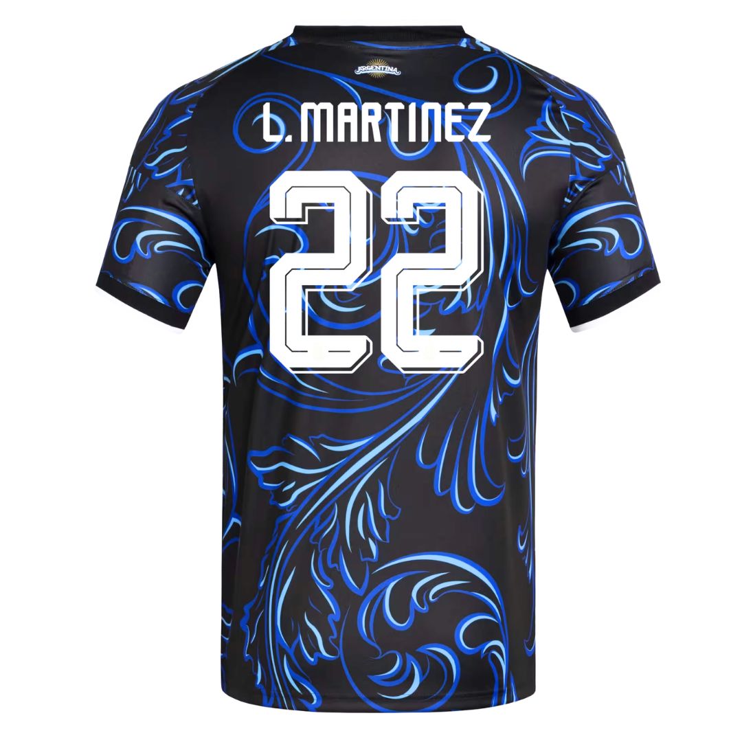 Argentina 2026 Away Kids Kit – L. MARTÍNEZ 22