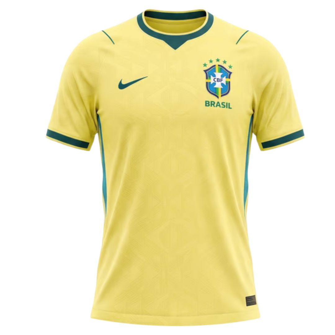 Brazil 2026 Match Home Jersey – (Your Name)