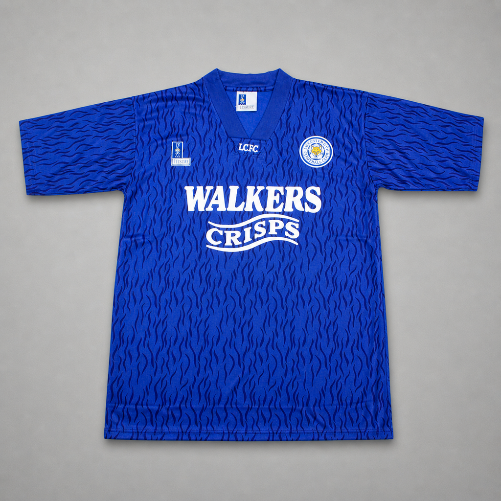 Leicester City 1992 - 94 Home Jersey