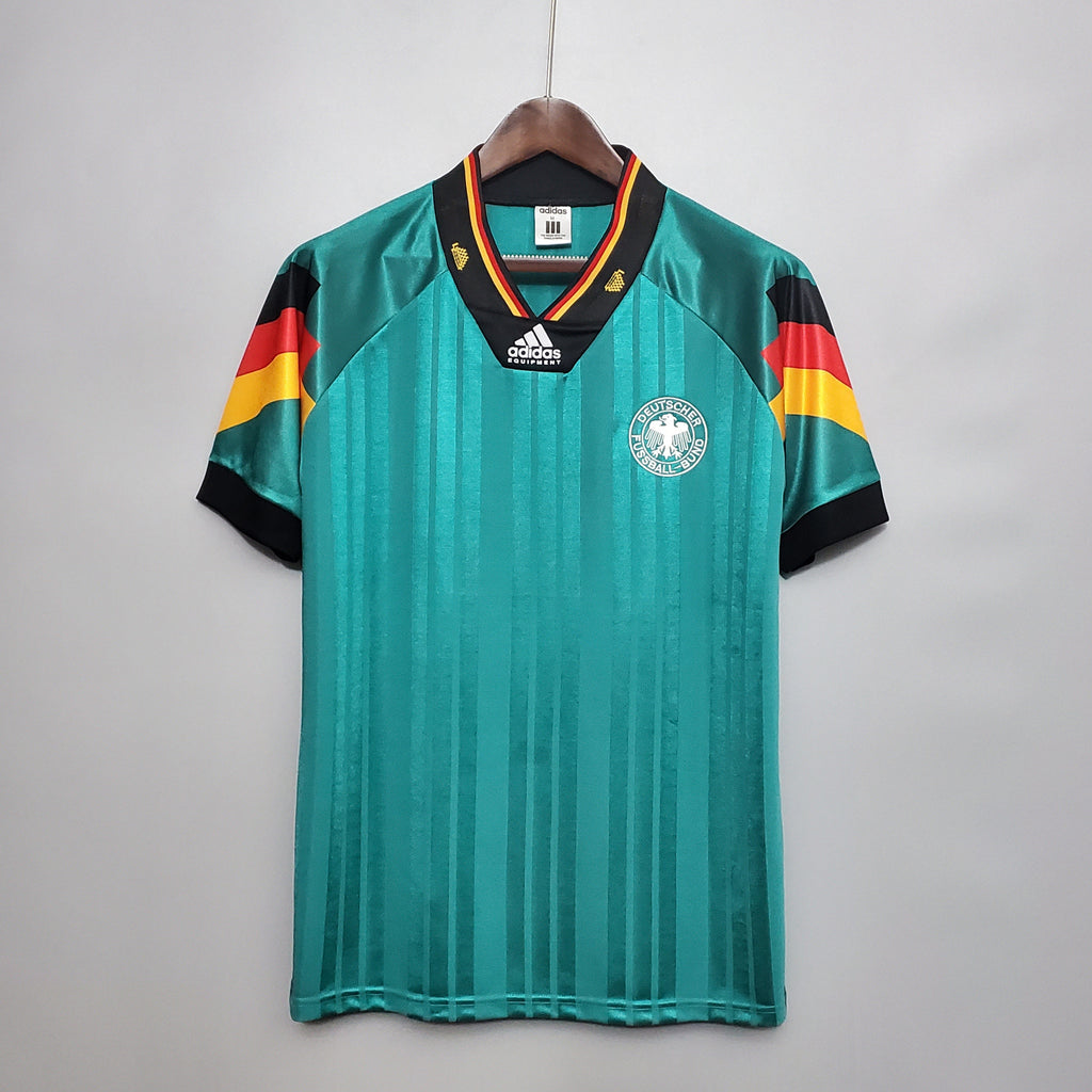 Germany 1992 Green Away Jersey