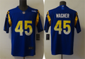 Men's Los Angeles Rams Bobby Wagner #45 Blue Game Jerseys