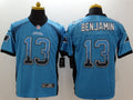Men's Carolina Panthers Kelvin Benjamin #13 Blue Game Jerseys