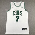 Men's Boston Celtics Jaylen Brown #7 White 2022/23 Swingman Jerseys - Association Edition