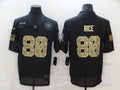 Men's San Francisco 49ers #80 Jerry Rice Black Player Game Jerseys