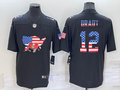 Men's Tampa Bay Buccaneers Tom Brady #12 Black Player Jerseys