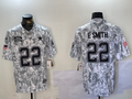 Men's Dallas Cowboys Emmitt Smith #22 Arctic Camo 2024 Salute to Service Retired Player Limited Jerseys