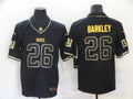 Men's New York Giants Saquon Barkley #26 Black Game Player Jerseys