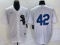 Men's Chicago White Sox #42 White 2023 Jackie Robinson Day Authentic Jerseys