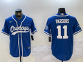 Men's Dallas Cowboys Micah Parsons #11 Blue Game Jerseys