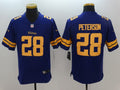 Men's Minnesota Vikings Adrian Peterson #28 Purple Game Player Jerseys