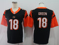 Men's Cincinnati Bengals A.J. Green #18 Black Game Jerseys