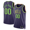 Men's New Orleans Pelicans Purple 2024/25 Custom Swingman Jerseys - City Edition