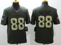 Men's Dallas Cowboys Dez Bryant #88 Army Green Game Jerseys