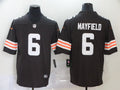 Men's Cleveland Browns Baker Mayfield #6 Brown Game Player Jerseys