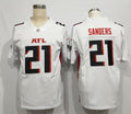 Men's Atlanta Falcons Deion Sanders #21 White Game Player Jerseys