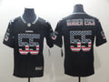 Men's Dallas Cowboys Leighton Vander Esch #55 Black Game Jerseys