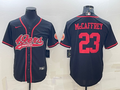 Men's San Francisco 49ers Christian McCaffrey #23 Black Game Jerseys Joint Edition