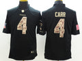Men's Las Vegas Raiders #4 Derek Carr Black Player Jerseys
