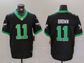 Men's Philadelphia Eagles A.J. Brown #11 Black Vapor F.U.S.E. Limited Jerseys