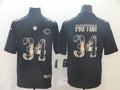 Men's Chicago Bears #34 Walter Payton Black Player Game Jerseys