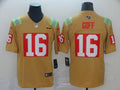 Men's Los Angeles Rams Jared Goff #16 Yellow City Edition Game Jerseys