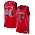 Men's New Orleans Pelicans Red Custom Swingman Jerseys