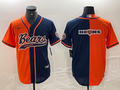 Men's Chicago Bears Orange/Navy Game Jerseys Joint Edition