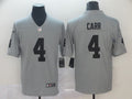 Men's Las Vegas Raiders Derek Carr #4 Gray Inverted Legend Jerseys