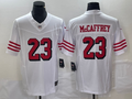 Men's San Francisco 49ers Christian McCaffrey #23 White Game Jerseys