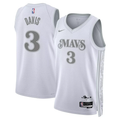 Men's Dallas Mavericks Anthony Davis #3 White 2024/25 Swingman Player Jerseys - City Edition