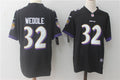 Men's Baltimore Ravens Eric Weddle #32 Black Game Jerseys