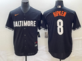 Men's Baltimore Orioles Cal Ripken #8 Black 2023 City Connect Replica Player Jerseys