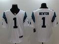 Men's Carolina Panthers Cam Newton #1 White Game Jerseys