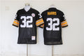 Men's Pittsburgh Steelers Franco Harris Mitchell & Ness Black Legacy Replica Jerseys