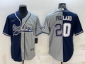 Men's Dallas Cowboys Tony Pollard #20 Navy/Gray Game Jerseys Joint Edition