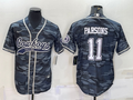 Men's Dallas Cowboys Micah Parsons #11 Grey Camouflage Game Jerseys Joint Edition