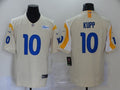 Men's Los Angeles Rams Cooper Kupp #10 Beige Vapor Limited Jerseys