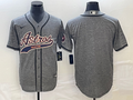 Men's Houston Astros Gray Joint Edition Replica Blank Jerseys
