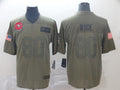 Men's San Francisco 49ers Jerry Rice #80 Brown Game Jerseys