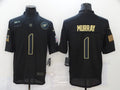 Men's Arizona Cardinals Kyler Murray #1 Black Game Player Jerseys